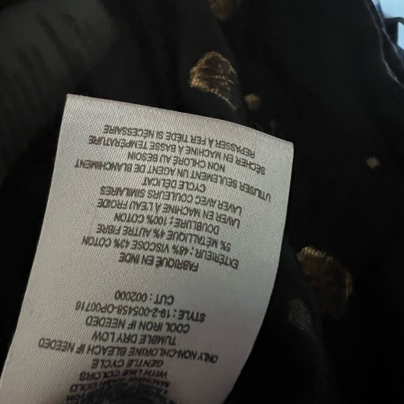 joie • nadezhda metallic embroidered jumpsuit in caviar - Picture 11 of 15